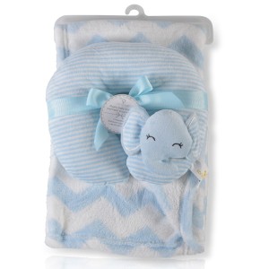 Cangaroo Coperta Hug & Cradle Sammy 75X90 Blu Moni