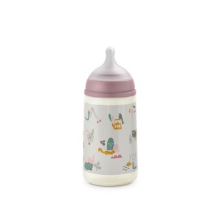 Suavinex Walkpark Biberon 270Ml Silicone Rosa Sxpro