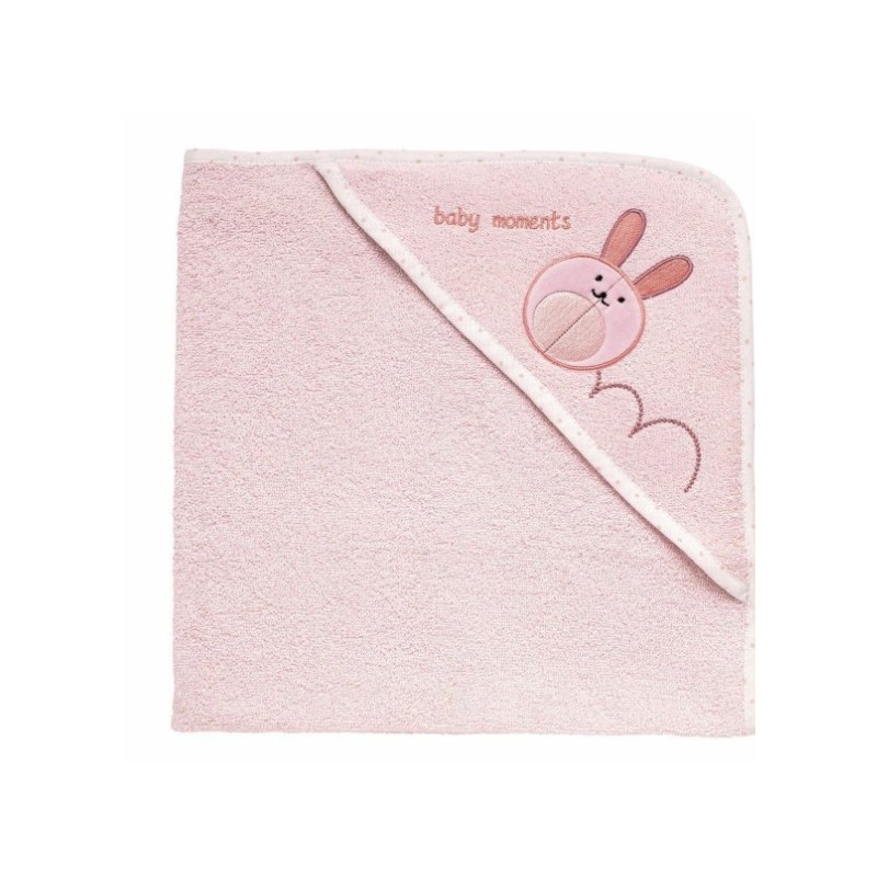 Chicco Accappatoio Quadrato Spugna Rosa 0M+ Chicco Accappatoio Quadrato Spugna Rosa 0M+