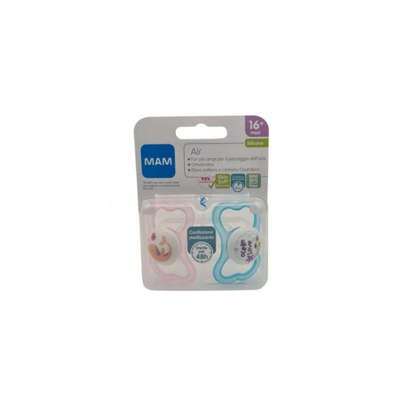 Mam 2 Succhietti Air 16M+ Maschio Silicone Mam 2 Succhietti Air 16M+ Maschio Silicone