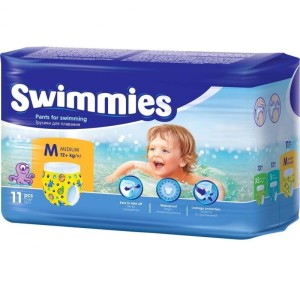 Swimmies M 12Kg+ 11Pz Pannolino X Piscina