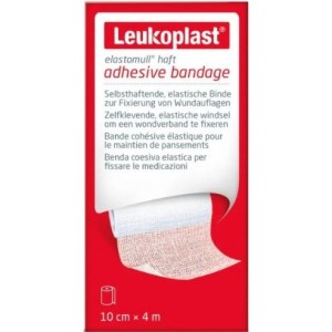 Leukoplast Elastomull Haft Benda Coesiva Elastica 10Cmx4M