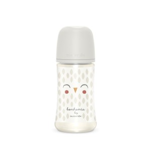 Suavinex Biberon 270Ml Silicone Bonhomia Civetta Bianca