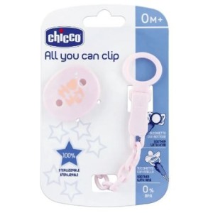 Chicco Easyclip Adattabile Con Catenella Rosa