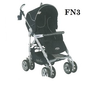 Zippy Completone Fn3 Blu Grigio Passeggino Completo Inglesina