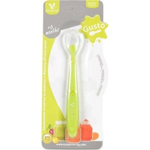 Cangaroo Cucchiaio In Silicone Verde Moni