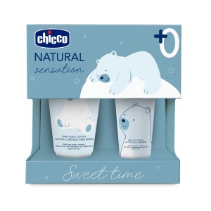 Chicco Set 4 Crema Corpo Crema Viso Natural Sensation