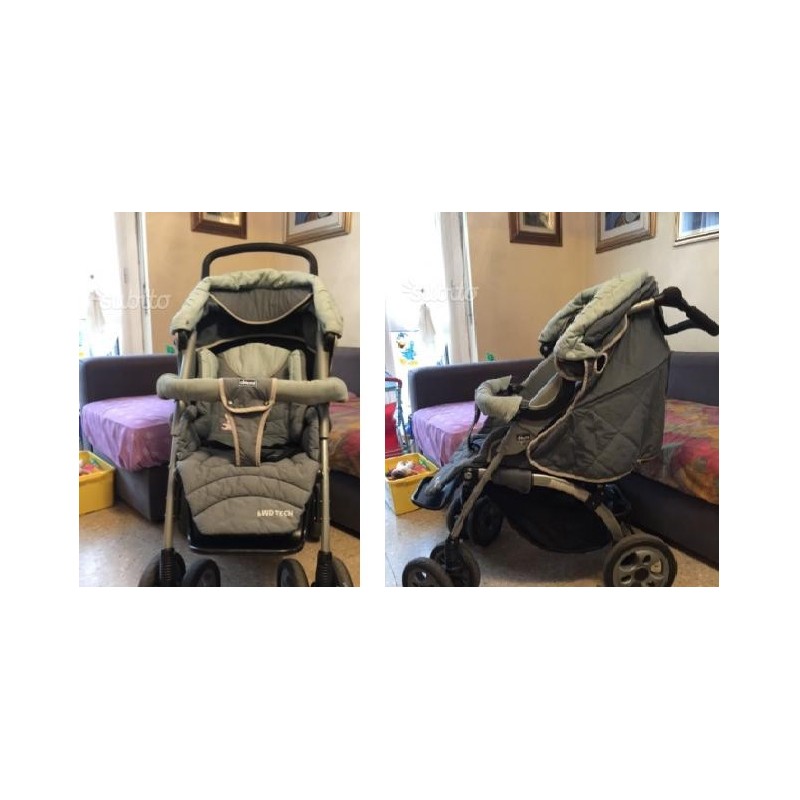 Passeggino 6Wd Tech C/Coprigambe Chicco
