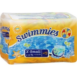 Swimmies Xs 4-9Kg 13Pz Pannolino X Piscina