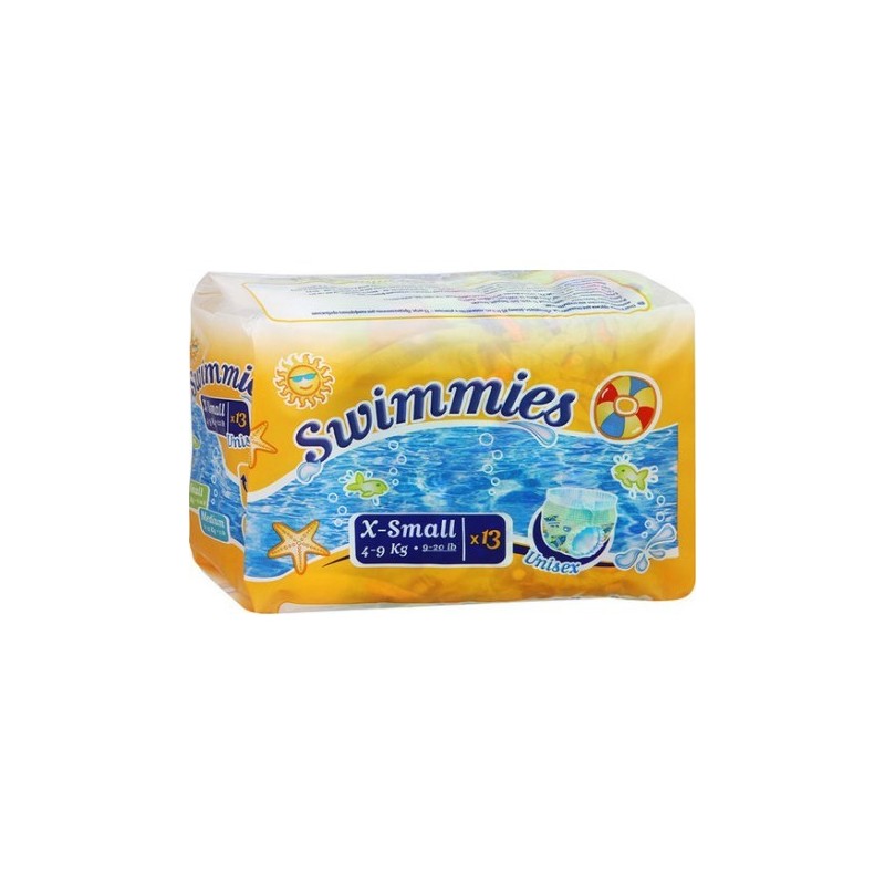 Swimmies Xs 4-9Kg 13Pz Pannolino X Piscina