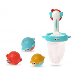 Kiokids Cestino Da Bagno E Rete Da Pesca 4Pz