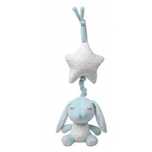 Kiokids Carillon Sospeso Coniglio Blu 27Cm