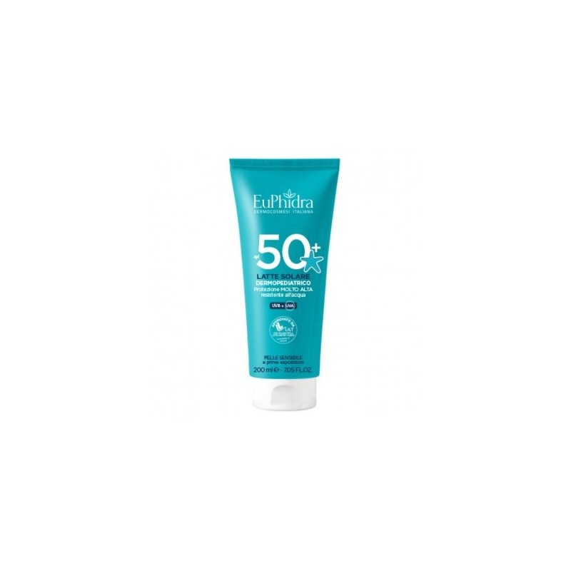 Euphidra Latte Solare Spf 50+ 200Ml Protezione Molto Alta
