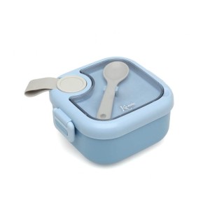Kiokids Lunch Box E Cucchiaio Azzurro