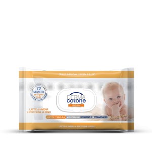 Dermacotone Salviettine Aloe Vera 72Pz C/Placchetta