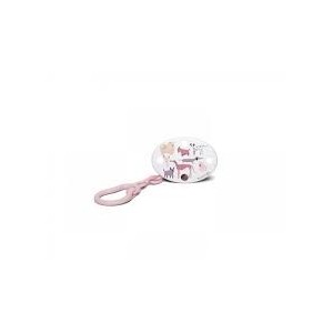 Suavinex Clip Ovale Cane Rosa