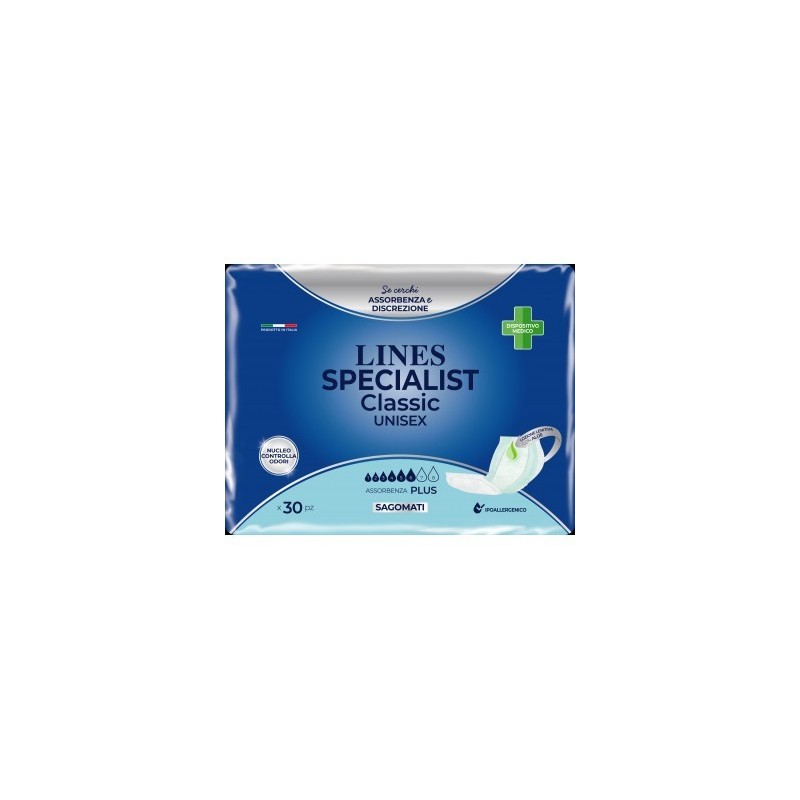 Lines Specialist Classic Sagomato Plus 30Pz