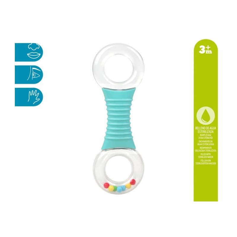 Kiokids Massaggiagengive Blu Doppio Anello