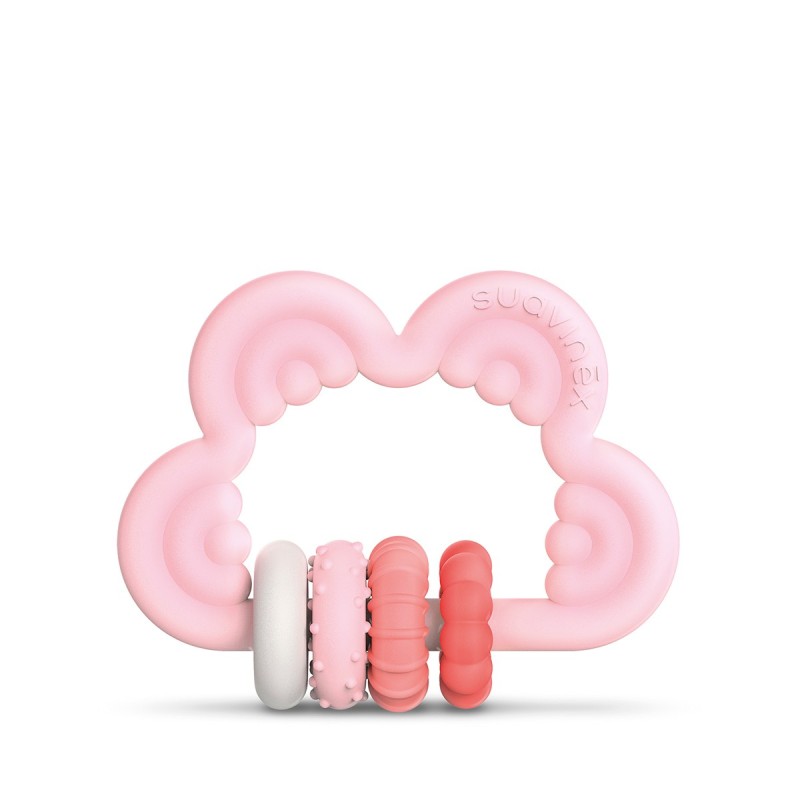 Suavinex Anello Dentizione Step 3 Nuvola Rosa 6M+ Suavinex Anello Dentizione Step 3 Nuvola Rosa 6M+
