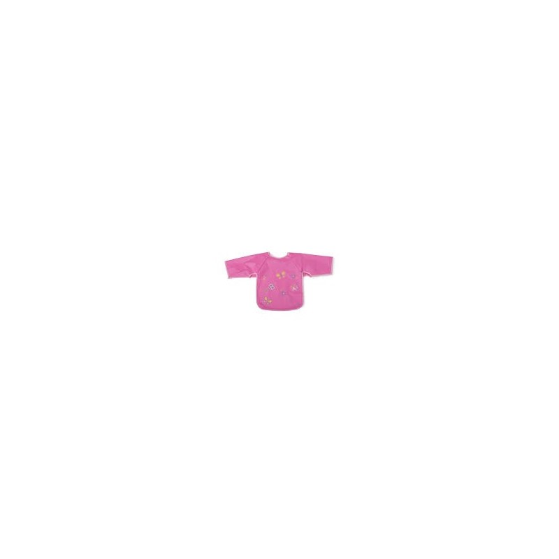 Cangaroo Bavaglino Plastica Con Maniche Piggy Pink Moni