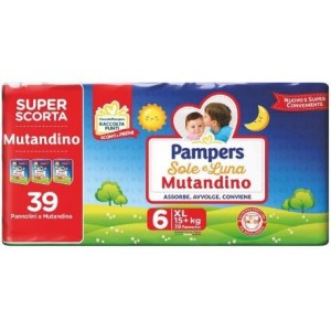 Soleluna Mutandino Trio Xl 15+Kg 39Pz Pampers