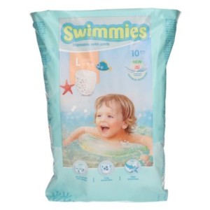 Swimmies Tg.l 12-17Kg 10Pz Pannolino X Piscina Art.