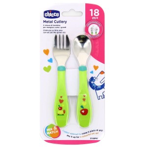 Chicco Posatine Inox 18M+ Verde