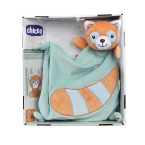 Chicco Gioco Peluche Doudou Panda Rosso