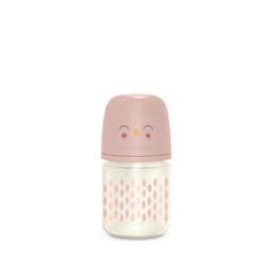 Suavinex Biberon 150Ml Silicone Bonhomia Piuma Rosa