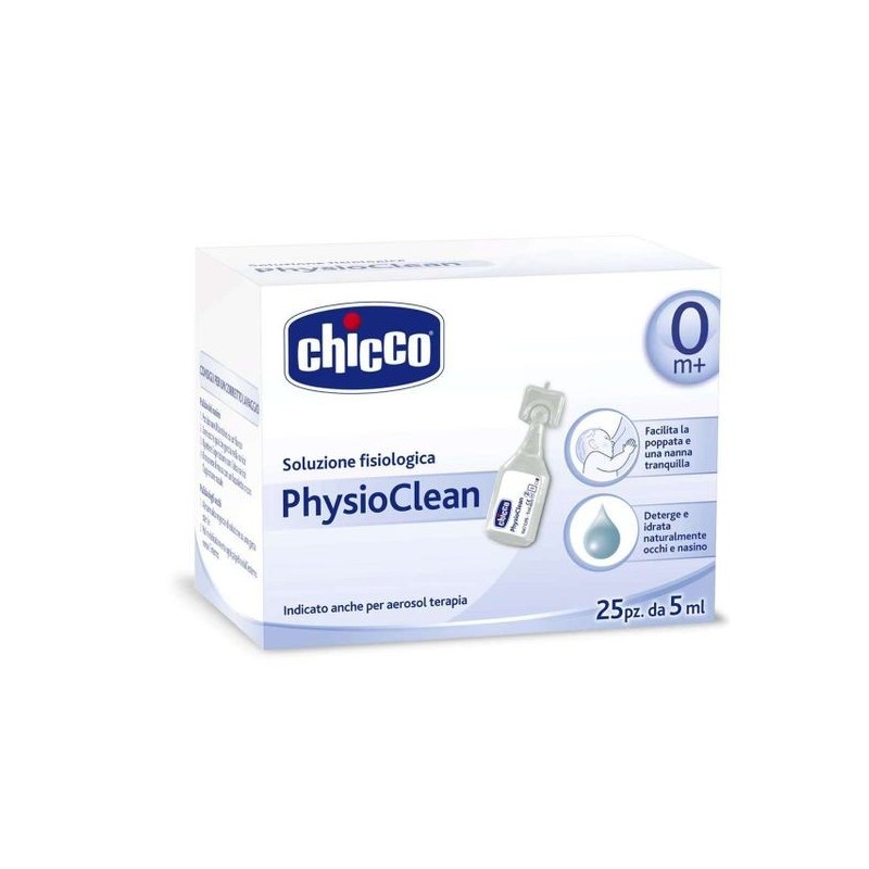 Chicco Physioclean Soluzione Fisiologiche 5Ml 25Pz Chicco Physioclean Soluzione Fisiologiche 5Ml 25Pz