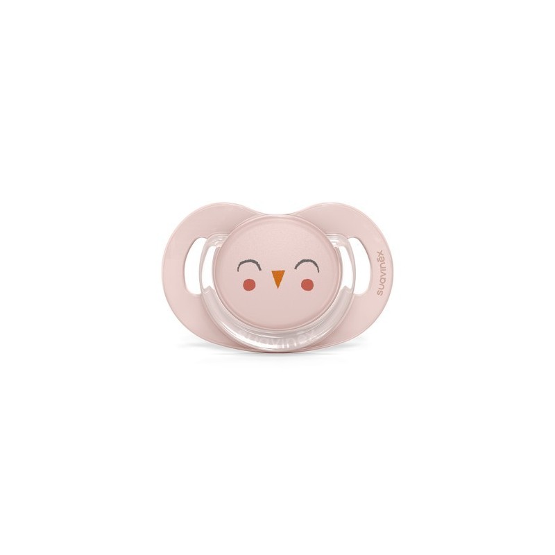 Suavinex Succhietti Bonhomia Silicone 6-18M Sx Civetta Rosa Suavinex Succhietti Bonhomia Silicone 6-18M Sx Civetta Rosa