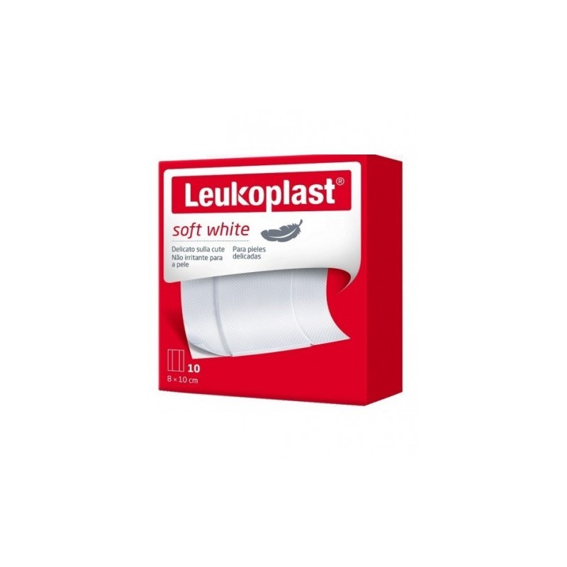 Leukoplast Soft White Cerotto Striscia 8X10Cm 10Pz Leukoplast Soft White Cerotto Striscia 8X10Cm 10Pz