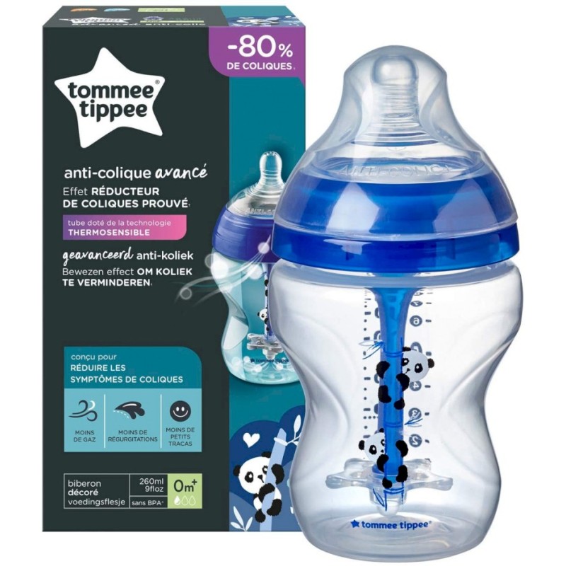 Tommee Tippee Biberon Anticolica 260Ml 0M+ Fl. Tommee Tippee Biberon Anticolica 260Ml 0M+ Fl.