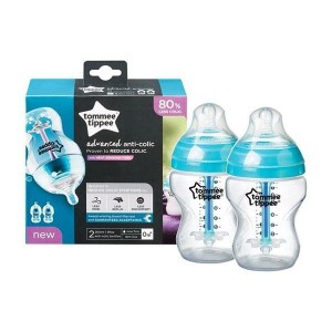 Tommee Tippee 2 Biberon Anti-Colica 260Ml 0M+ Fl.