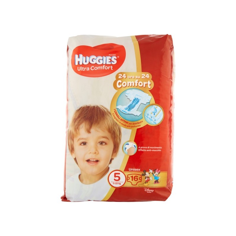 Huggies Ultra Comfort 5 Tg.11-25Kg Pz. Huggies Ultra Comfort 5 Tg.11-25Kg Pz.