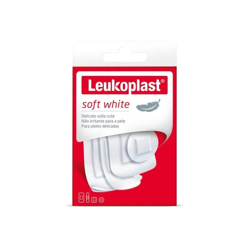 Leukoplast Soft White Cerotti Assortiti 40Pz