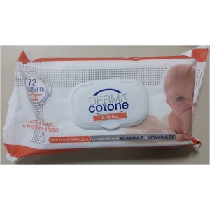 Dermacotone Salviettine Avena E Riso 72Pz C/Placchetta