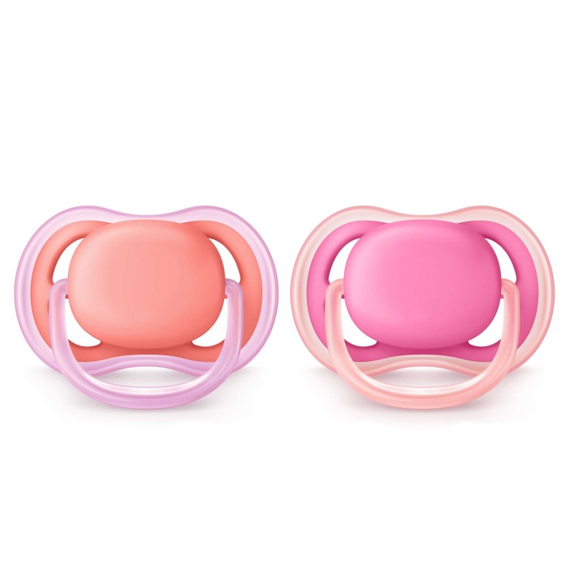 Avent Succhietti Ultra Air 6-18Mesi Femminuccia 2Pz