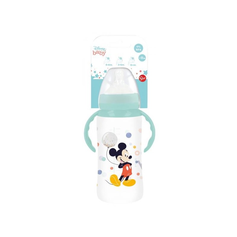 Disney Baby Biberon 360Ml C/Manici Mickey Tett.3P Art.