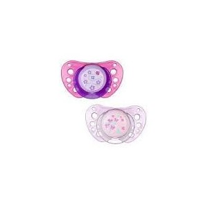 Chicco Succhietto Air Girl Silicone 0-6M 2Pz