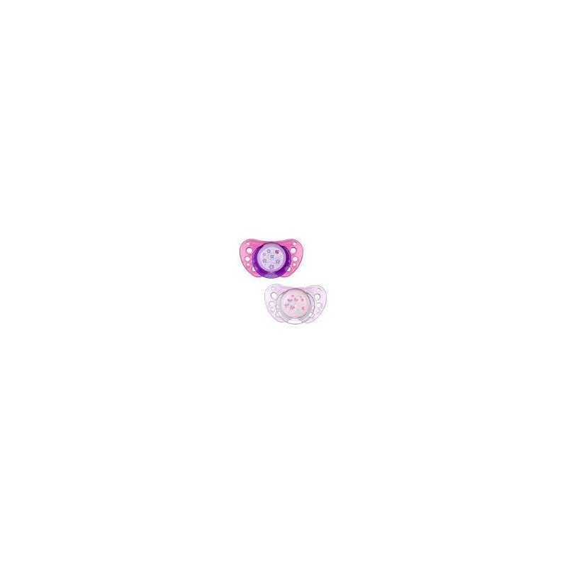 Chicco Succhietto Air Girl Silicone 0-6M 2Pz Chicco Succhietto Air Girl Silicone 0-6M 2Pz