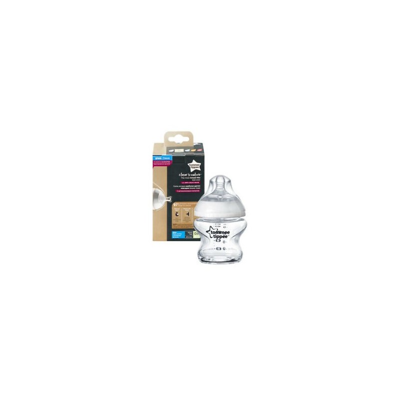 Tommee Tippee Biberon Vetro 150Ml 0M+ Flusso Lento Closer T
