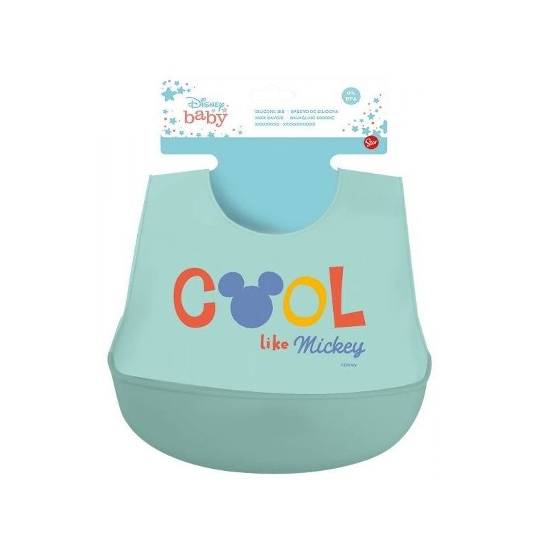 Disney Baby Bavaglino Silicone Mickey Art. Disney Baby Bavaglino Silicone Mickey Art.