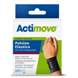 Actimove Polsino Elastico Black Univers.