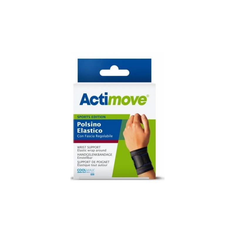 Actimove Polsino Elastico Black Univers.