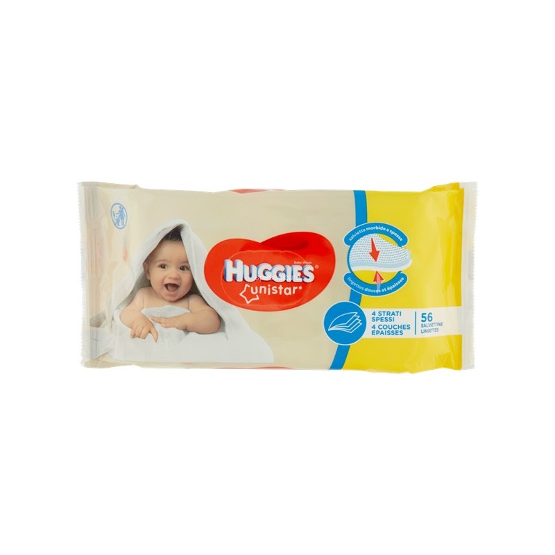 Huggies Unistar Salviette 56Pz