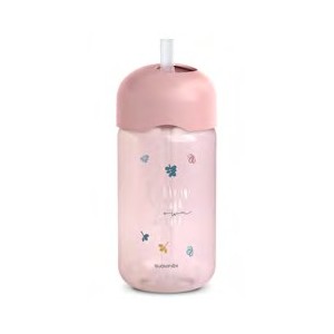 Suavinex My Family Tazza Con Cannuccia Rosa