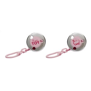 Suavinex Clip Gioiello Rosa