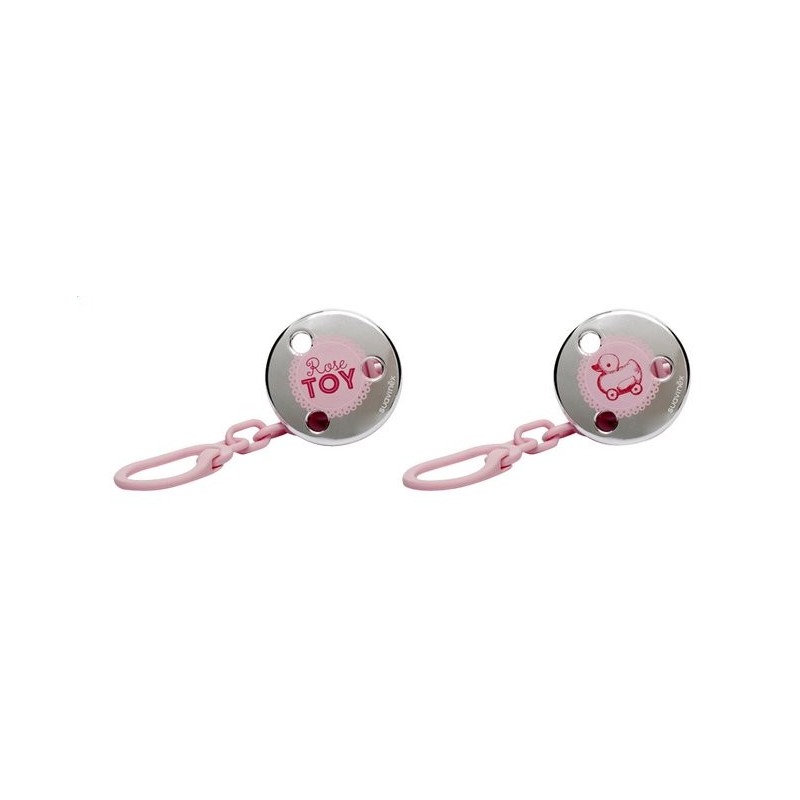 Suavinex Clip Gioiello Rosa