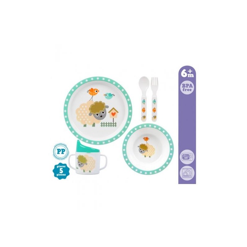 Kiokids Set Pappa 5Pz Pecora Verde